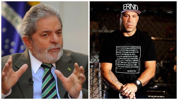 Lula rebate crítica de Wanderlei Silva no facebook